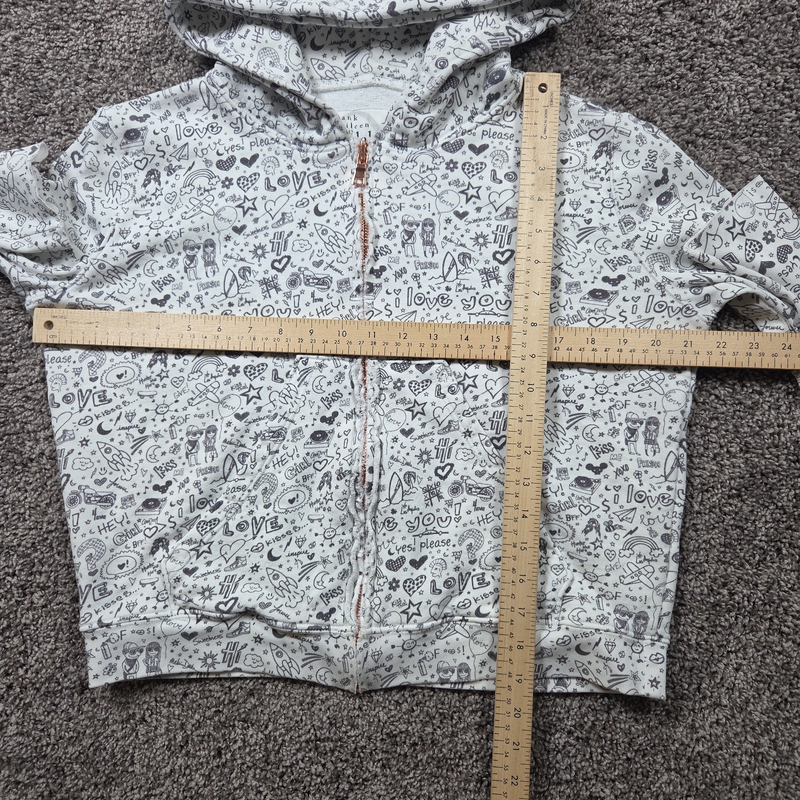 Frank & Eileen Hoodie Womens Medium Tee Lab Limited Edition Full Zip Sweatshirt