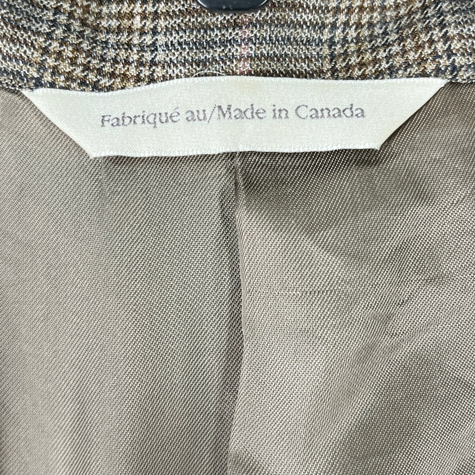 Samuelsohn Sport Coat Blazer 52L E.Thomas Wool Cashmere Glen Plaid Suit Jacket