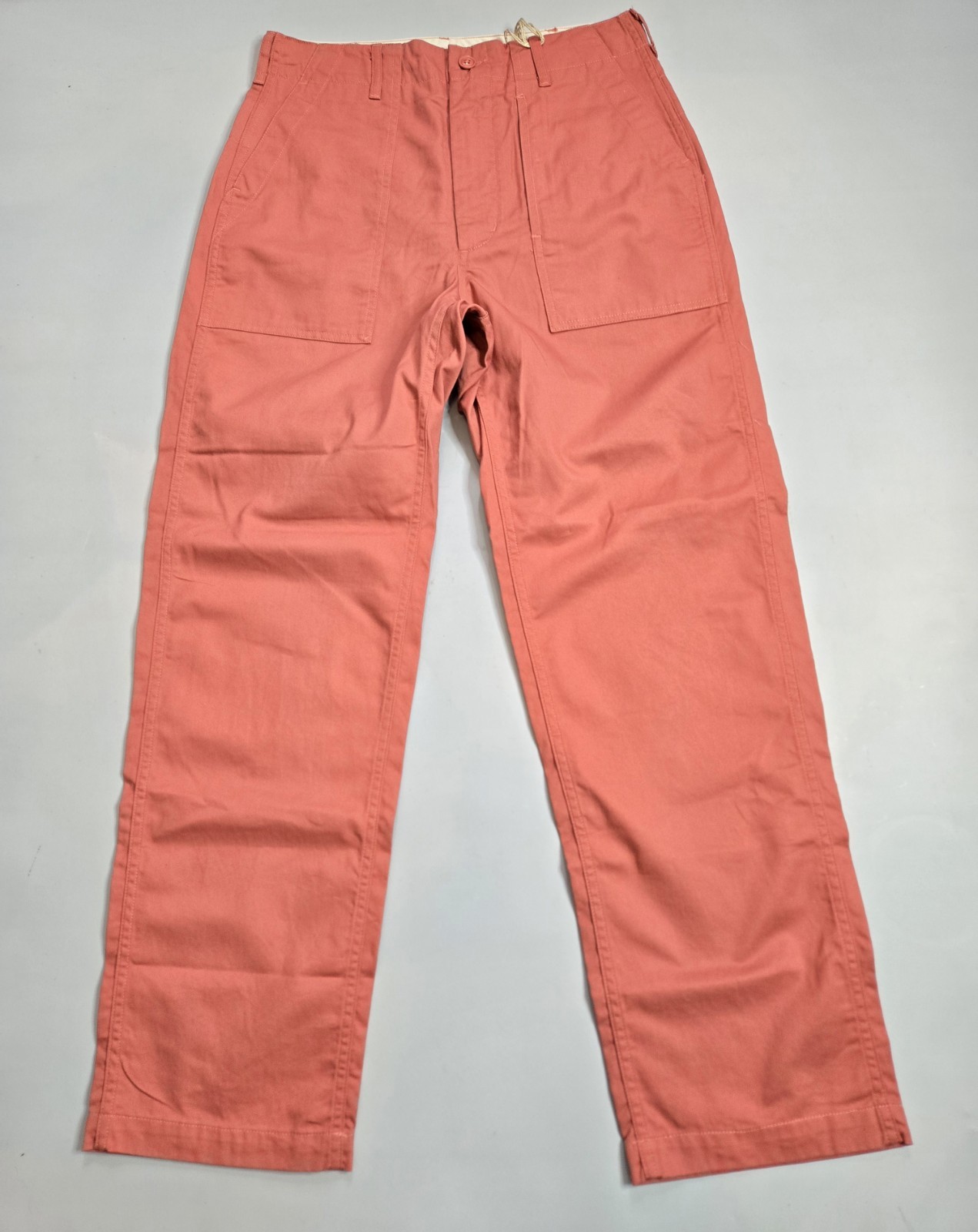 ENGINEERED GARMENTS NEW YORK PINK 6.5OZ FLAT TWILL FATIGUE PANTS MADE IN USA