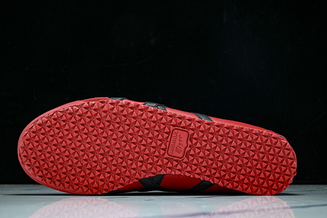 Onits*ka Tiger Mexico 66 Classic Red Black 1183C102-600 Unisex Size 4-11