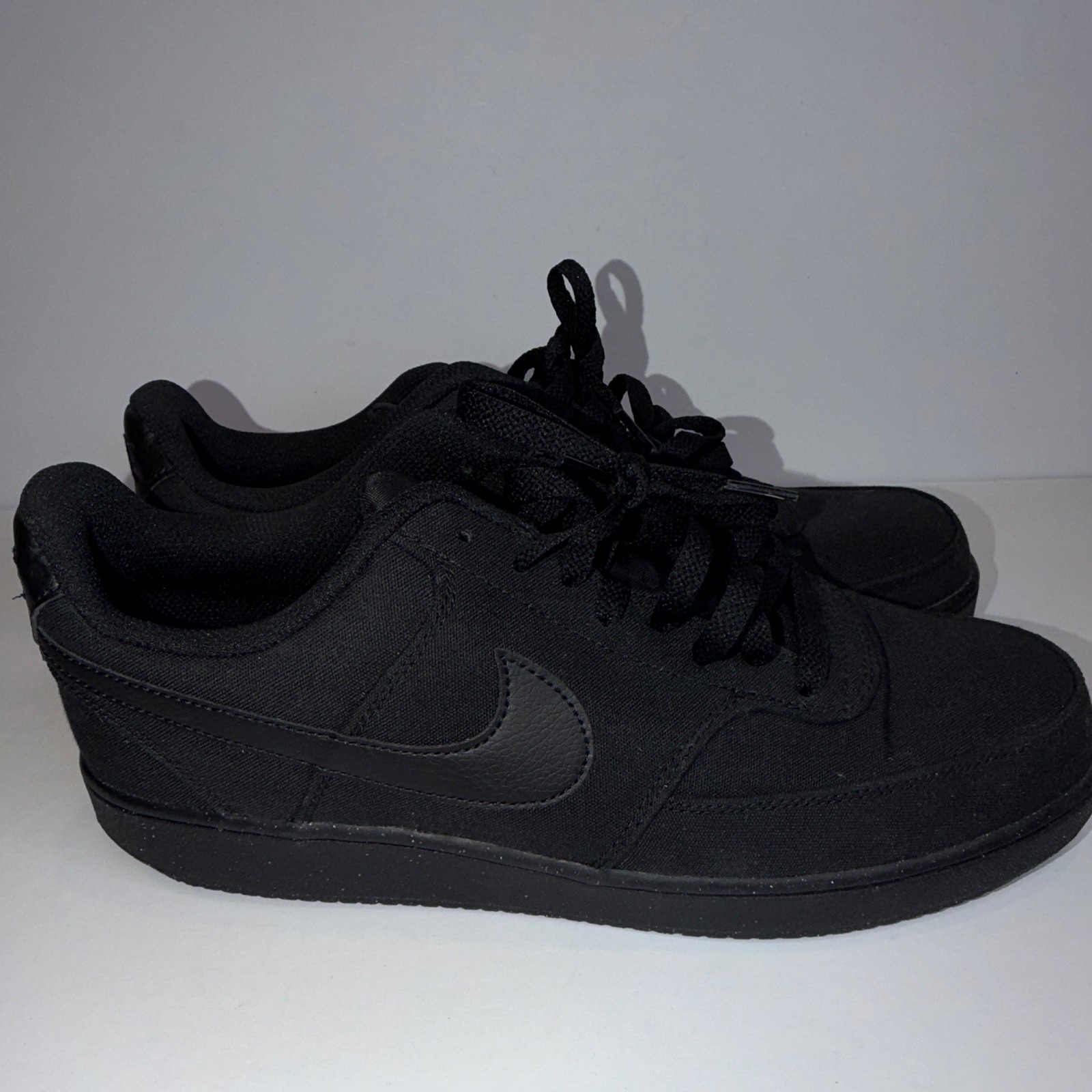 Nike Court Vision Men’s Low Top Lace-Up Athletic Sneakers Black DJ6260-001