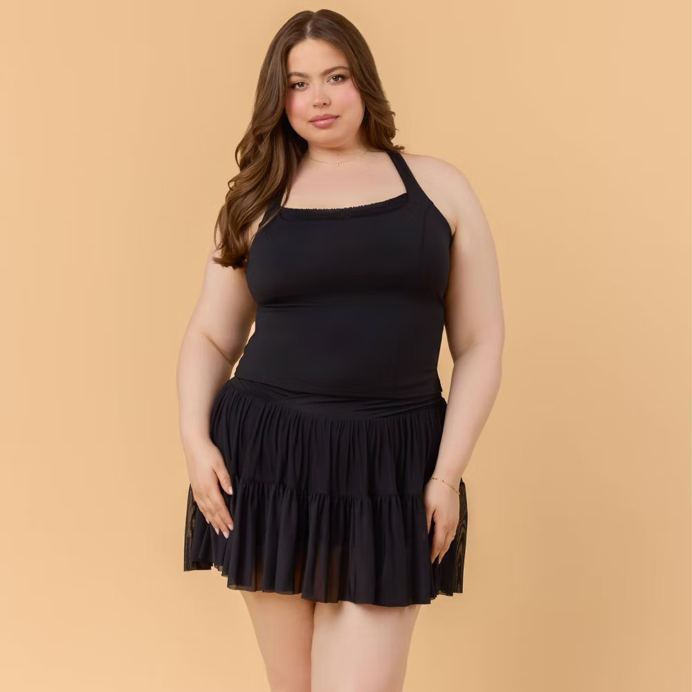 Blogilates Women Mommy & Me Ballerina Skort – Black 1X
