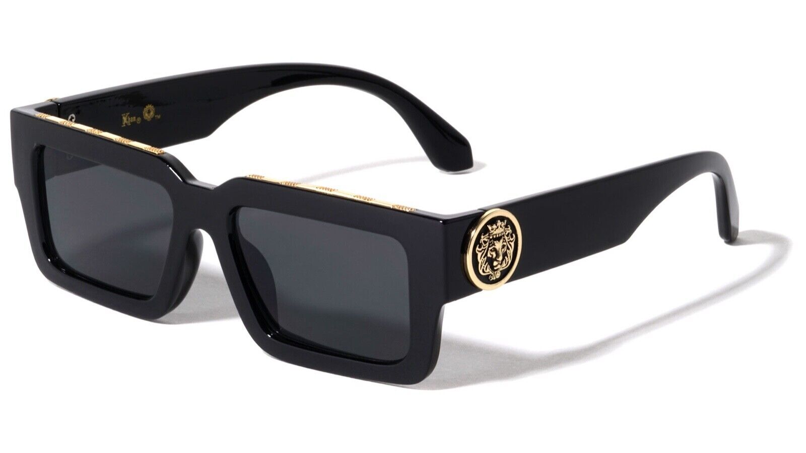 MEN SUNGLASSES HIP HOP SQUARE DESIGNER SHADES RETRO GOLD FRAME RAPPER FASHION