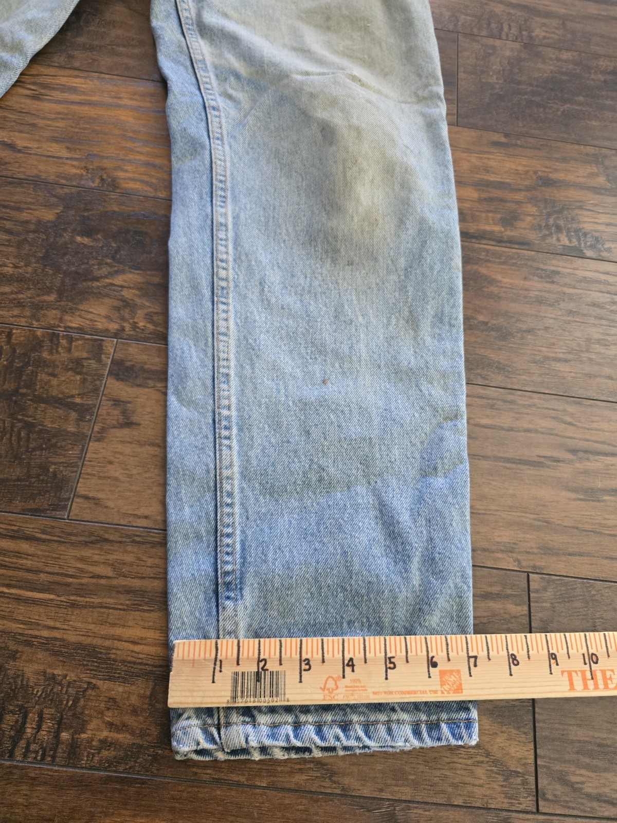 VTG Levi’s 550 Jeans 33×32 Relaxed Fit Tapered Leg Light Wash USA Red Tab 90s