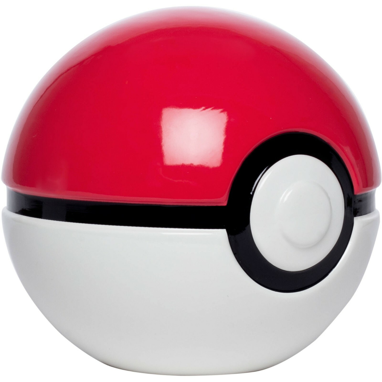 Pokemon Pokeball: Ceramic Coin Bank 7″ Diameter with Stopper