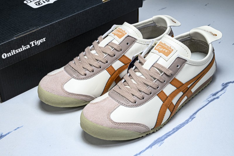 Onits*ka Tiger Mexico 66 Birch Rust Orange 1183C102-204 Unisex Size 4-11