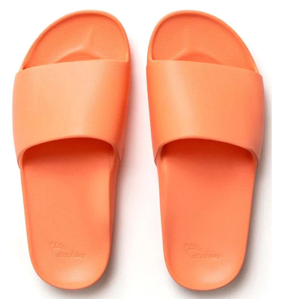 Archies Unisex Arch Support Slides, Style# SLD-SB-ORA-04-01, Size M4 / W5, Peach