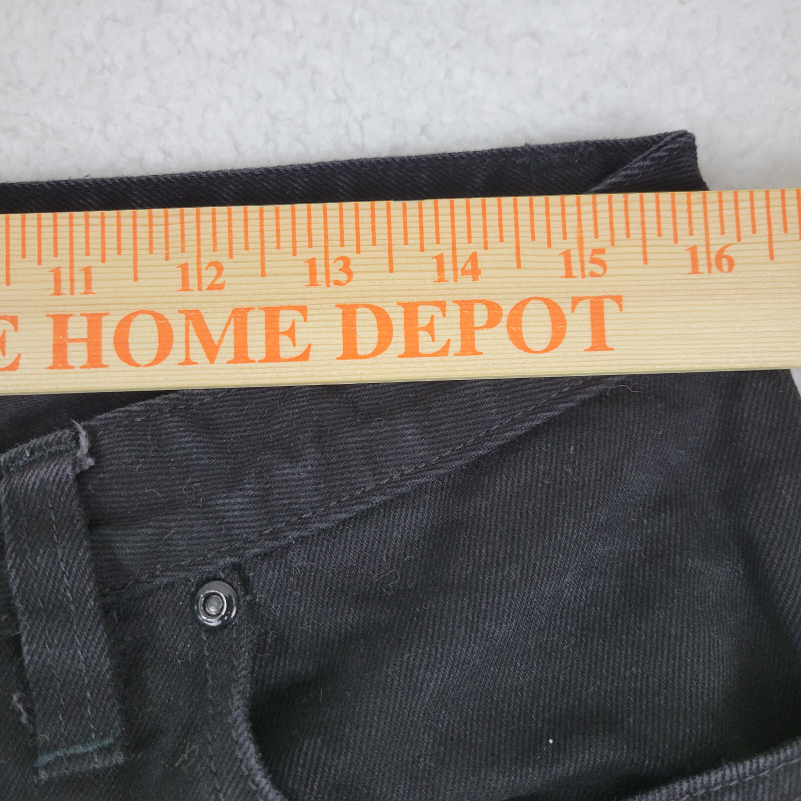 Denim & Spirits 45 Skinny Leg Jeans Mens CH Measures 32 x 34 Black Cotton USA