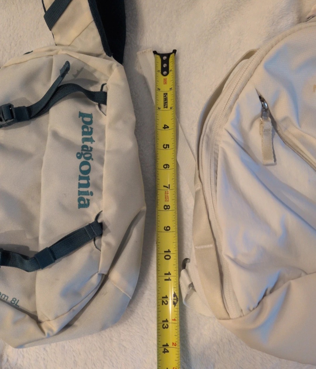 Patagonia White Atom 8L and The North Face Sling Bags Lot of 2