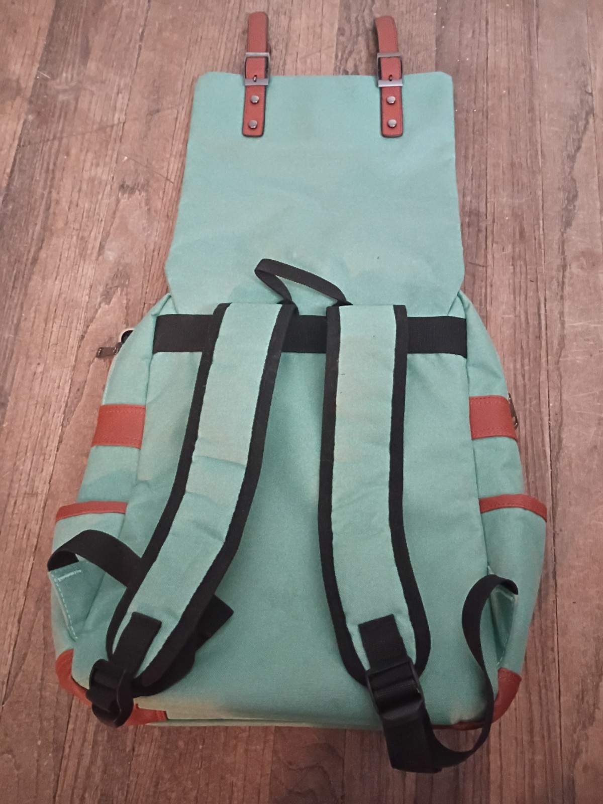 15.6 Inch Green Vintage Backpack Water Resistant Large Capacity For College T…