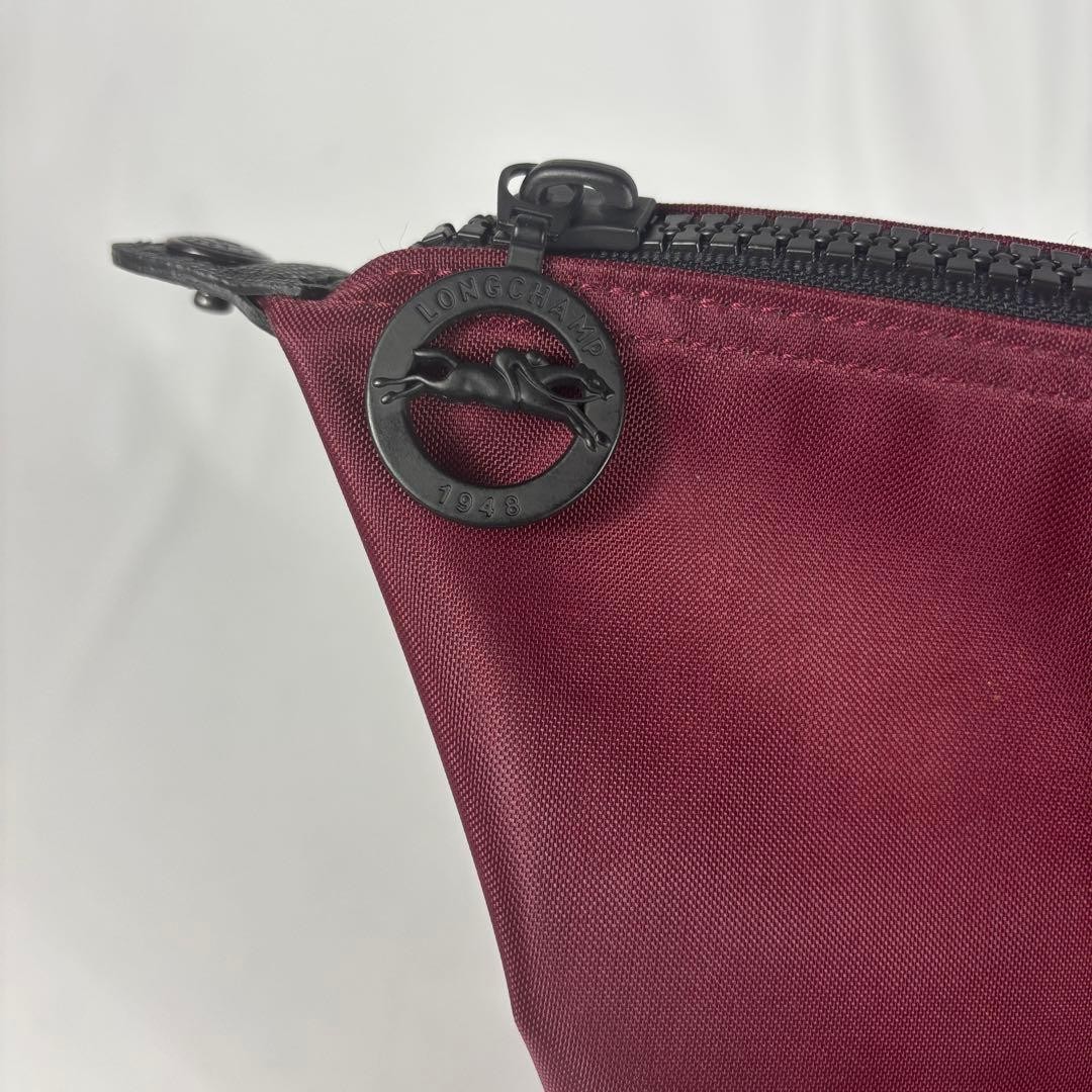 LONGCHAMP Le Pliage Scuba Bordeaux Polyamide(Nylon) Pouch Women’s