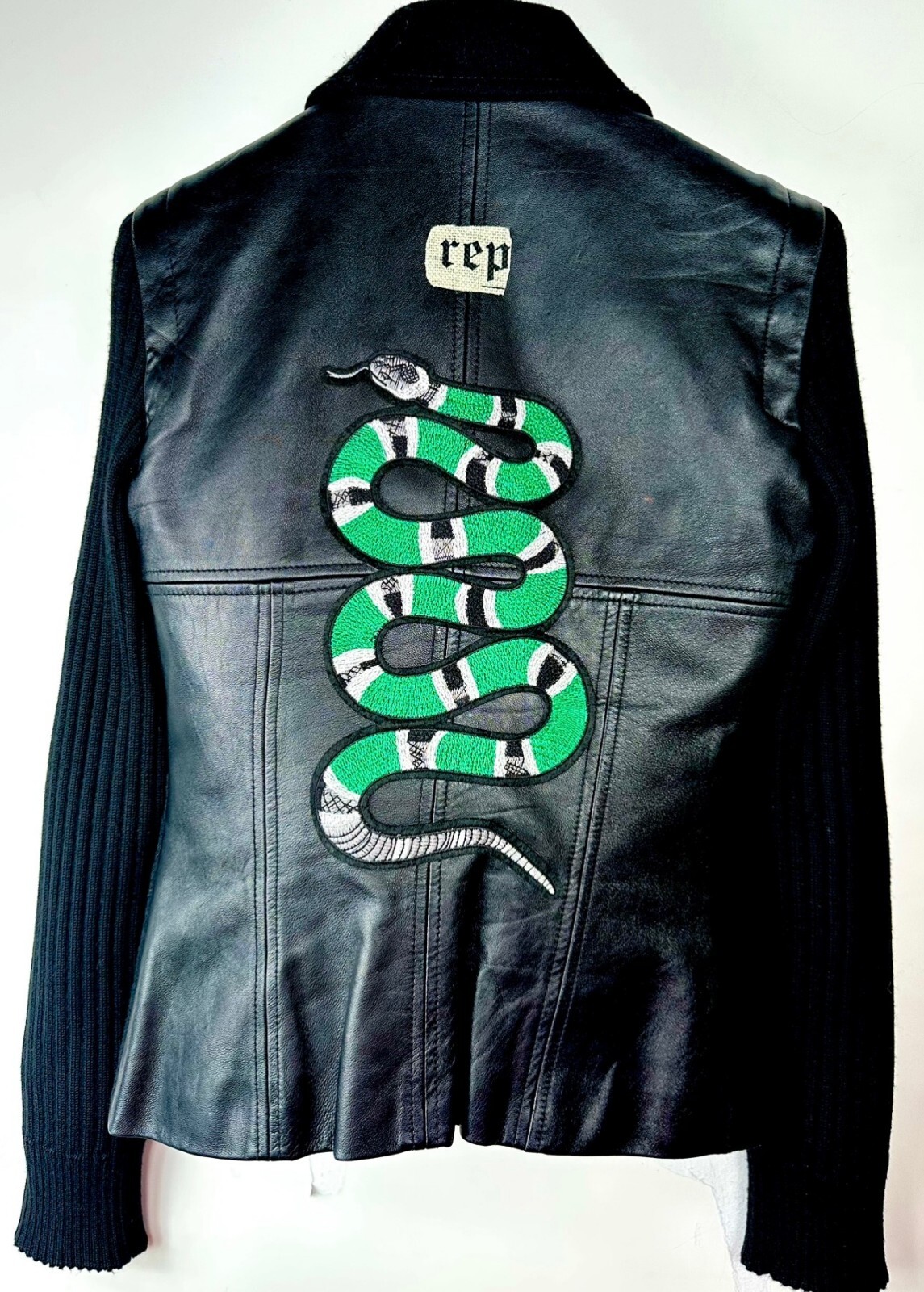 Versace Taylor Reputation Snake Patch Concert Jacket 38 40 2 4 Costume Top XS S