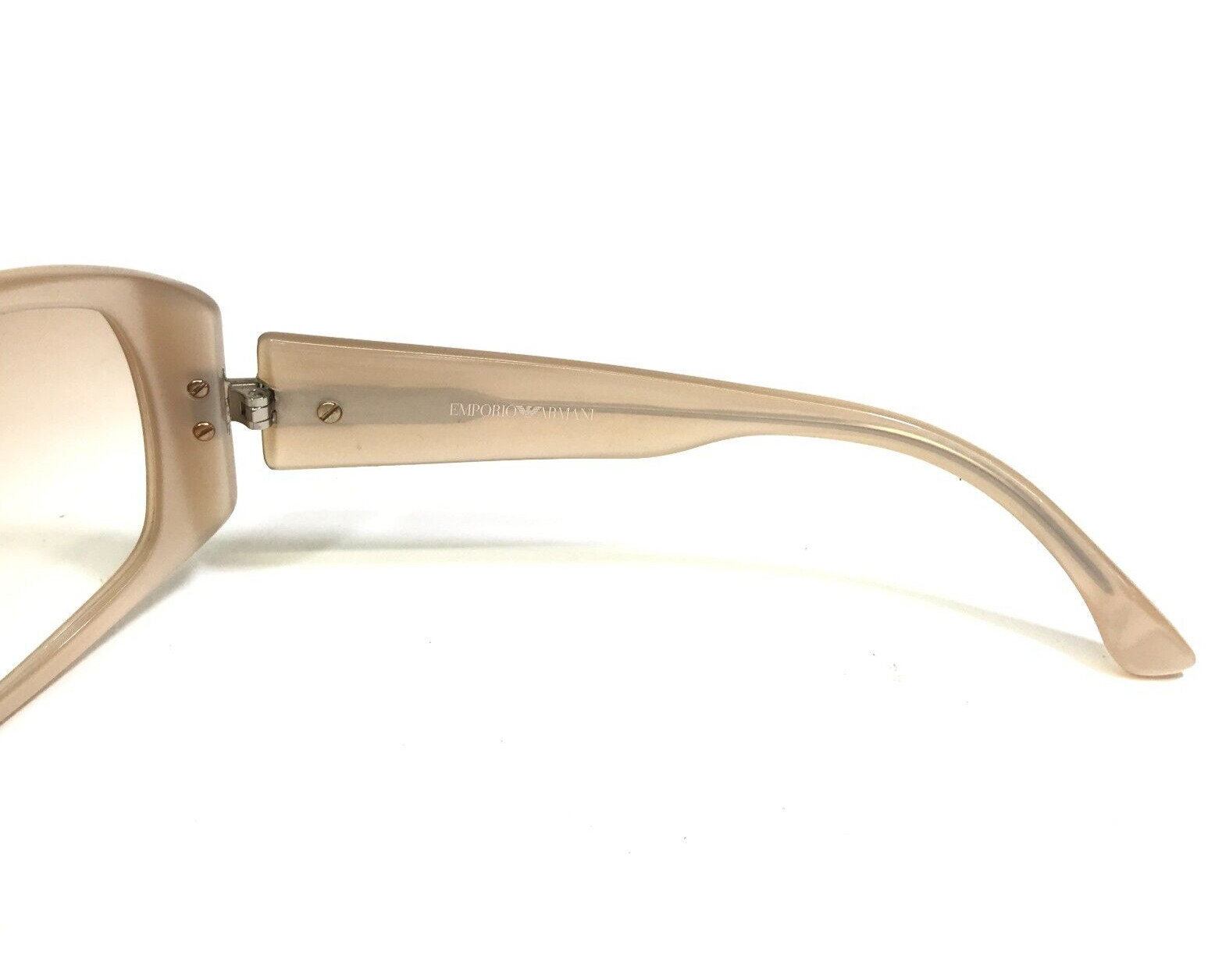 Emporio Armani Sunglasses EA9302/S BCRS7 Nude Wrap Frames with Pink Lenses