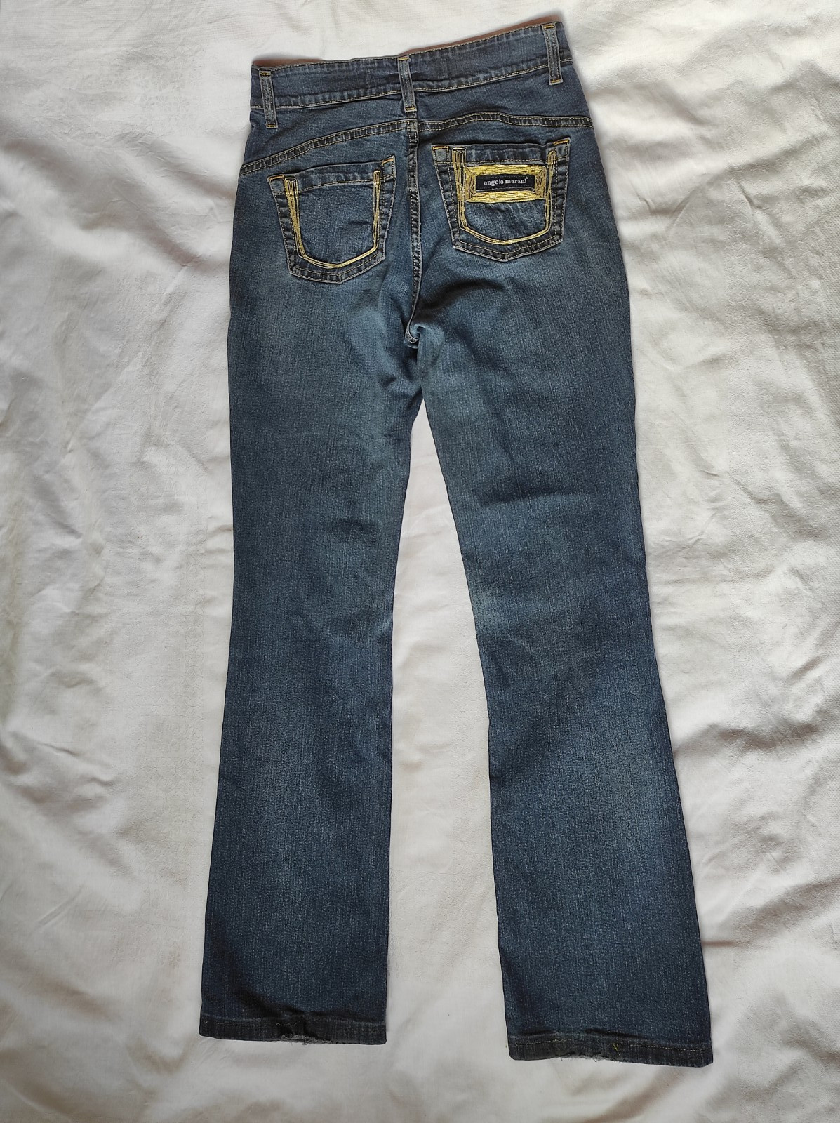 Angelo Marani Premium Italian Denim Jeans Gold Details Size IT 40 / EU 36 S