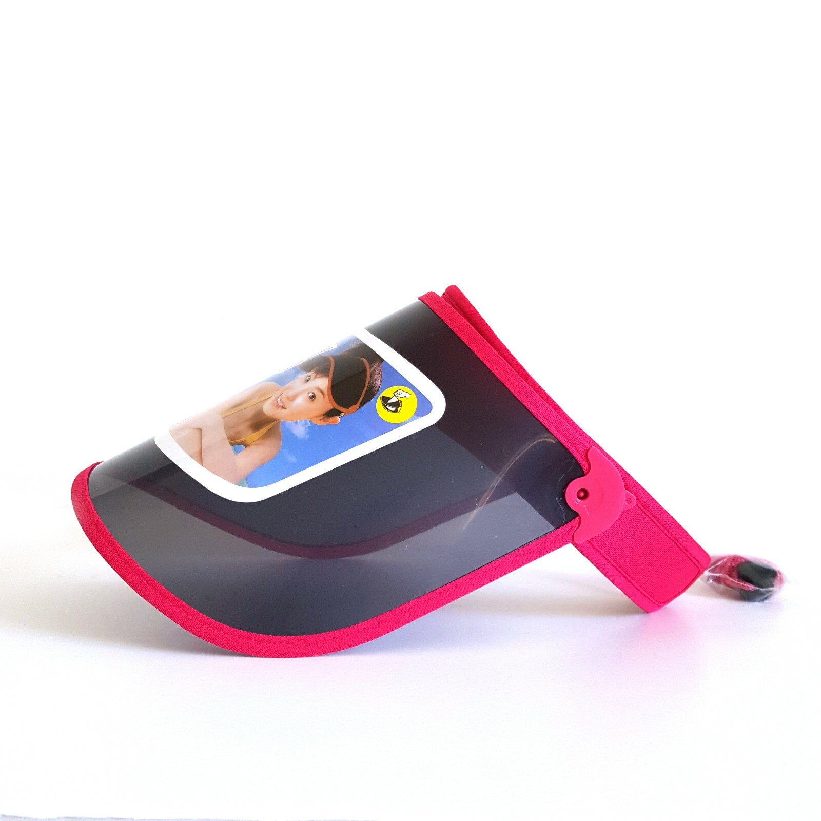 99.9% UV Protection Outdoor Beach Prism Strong Sun Visor Cap Clear Face Shield