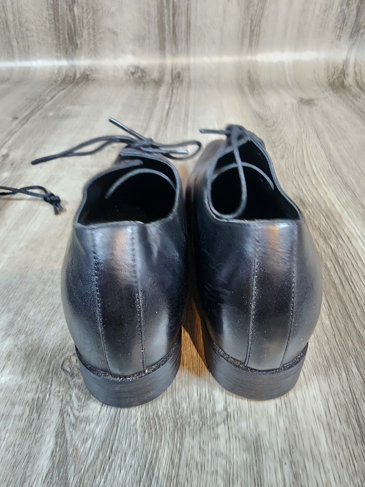 Sz 6 CHAMARIPA Elevator Shoes Men Black Oxford Dress Shoes Increase 10cm/3.9inch