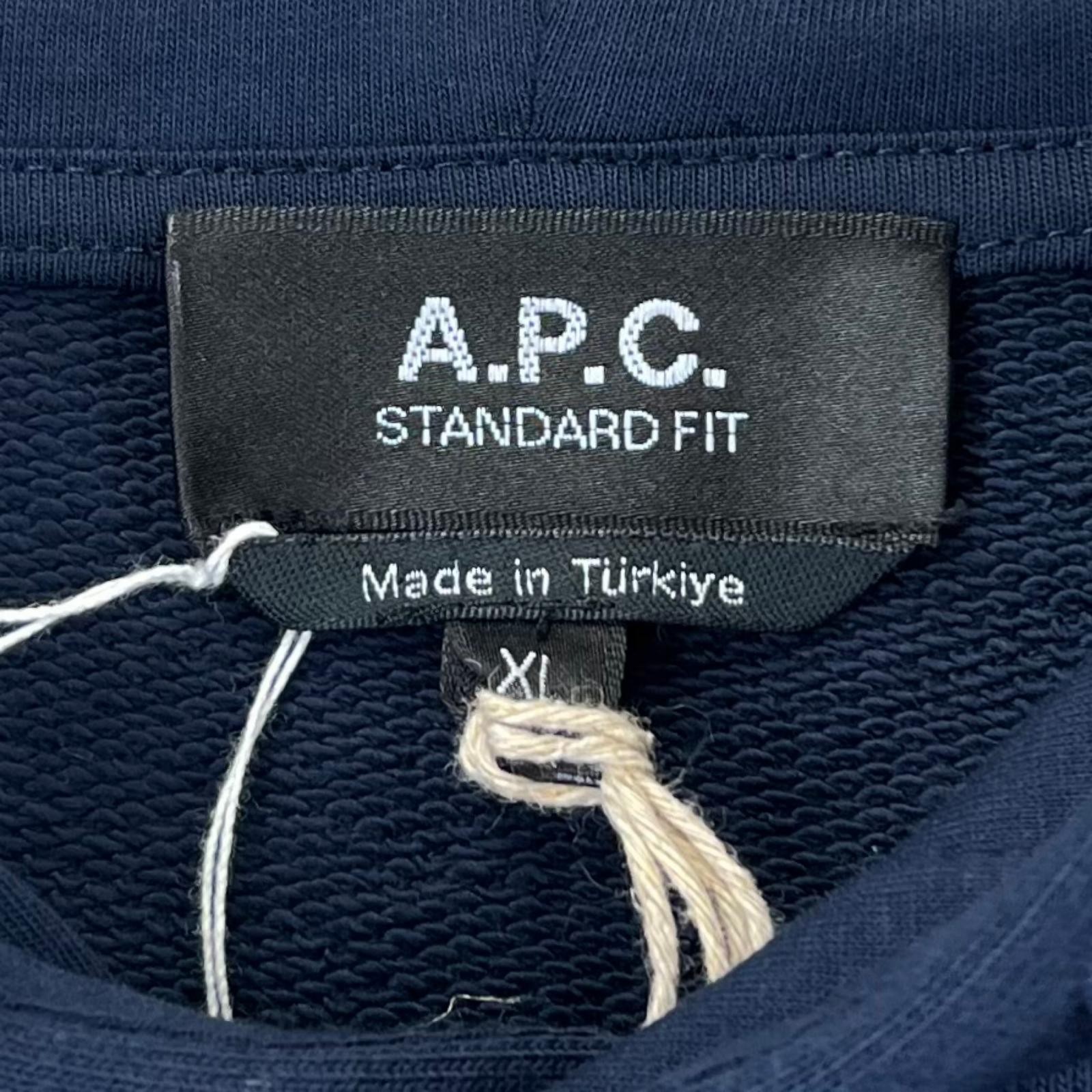 A.P.C. Standard Grand VPC Plain Parker Navy mens XL【used】