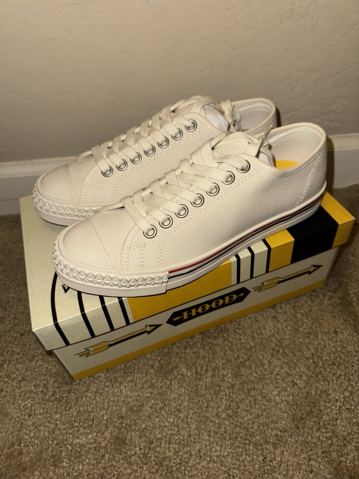Hood Rocket 66 LC Low Top Canvas Sneakers Men’s Size 7 DS/ OG All