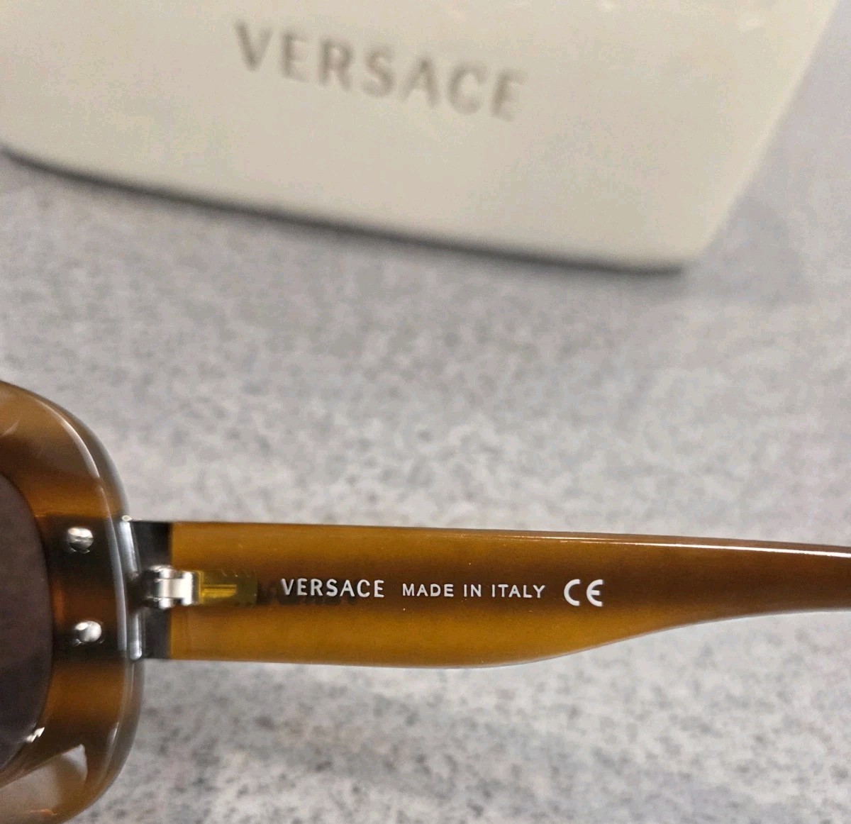 VERSACE Designer Sunglasses Made In Italy Mod 4136 728/73 64 □ 15 120 3N w Case