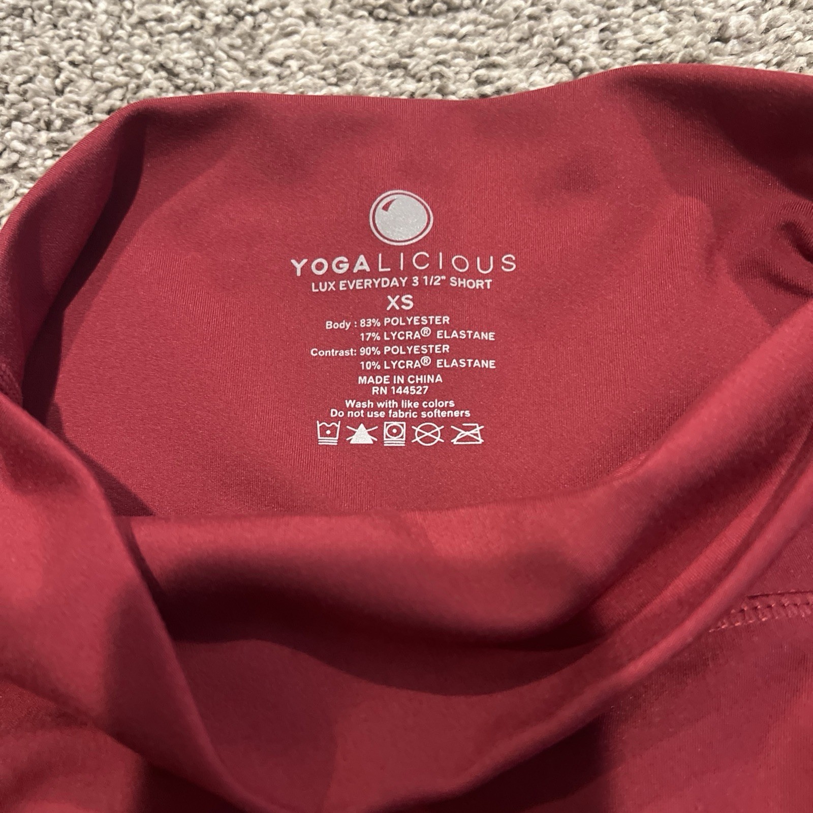 Yogalicious Lux Everyday 3.5 Inch Short XS