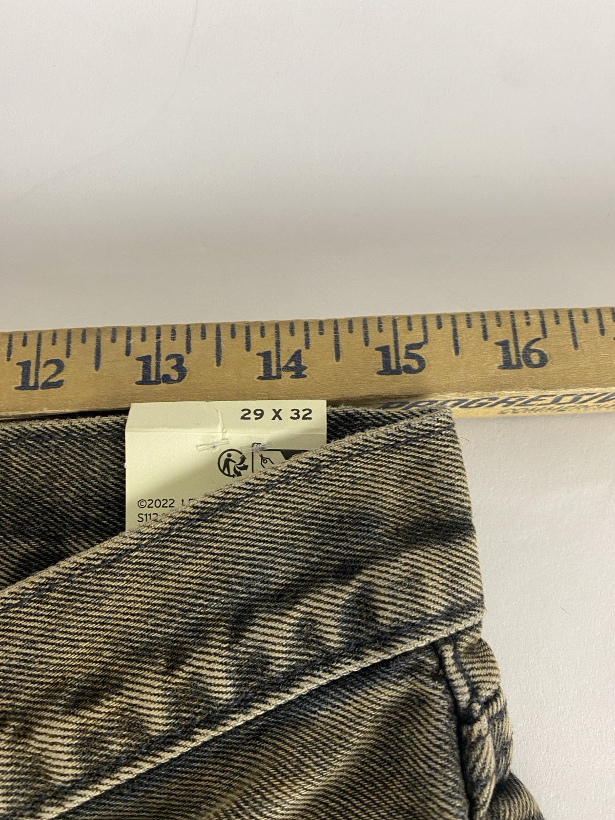 New Levi’s Men’s 578 Baggy Color: Bahamas Tint Down Men’s Size 29