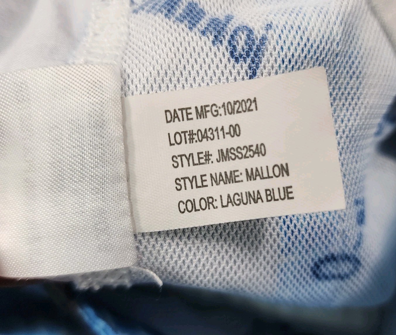 Johnnie O MENS SIZE S Mallon Swim Surf Shorts Fully Lined Laguna Blue