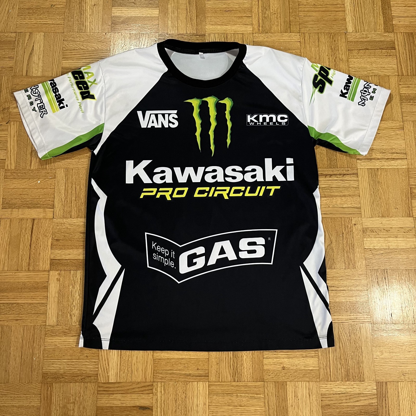 Monster Energy x Kawasaki Pro Circuit Motocross Racing Shirt Men’s Size XL