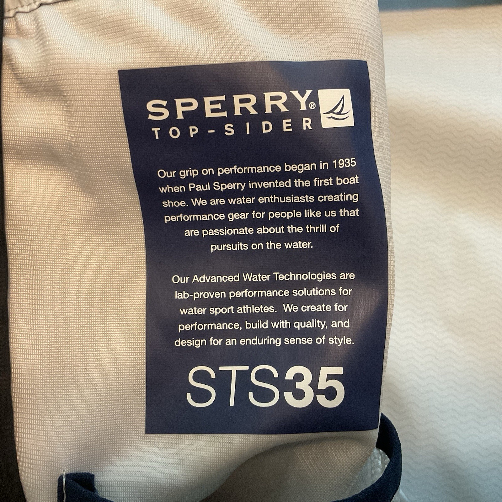 Sperry Top Sider Men’s Full Zip STS35, Blue, Rain, Sailing Jacket