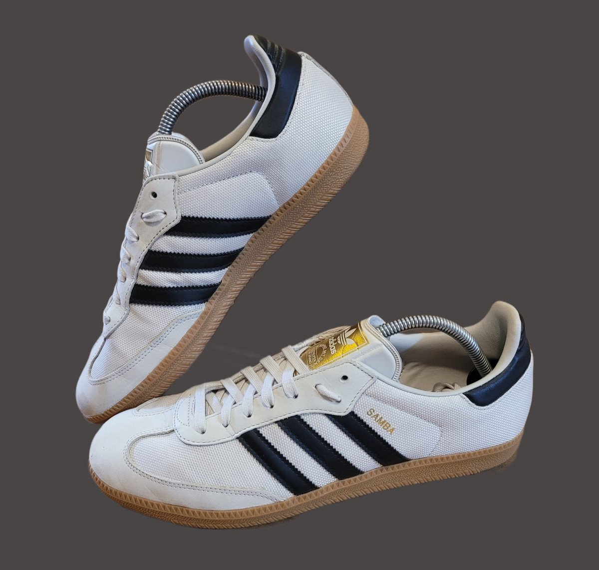 Adidas Samba Men’s Size 10 OG Originals Sand Stone/Black Gum CQ2151 Sneakers