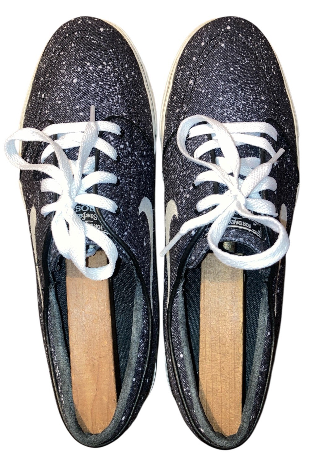Nike Sb Zoom Stefan Janoski “Splatter” Black Ivory 375361-012 Men’s Size 10.5 US