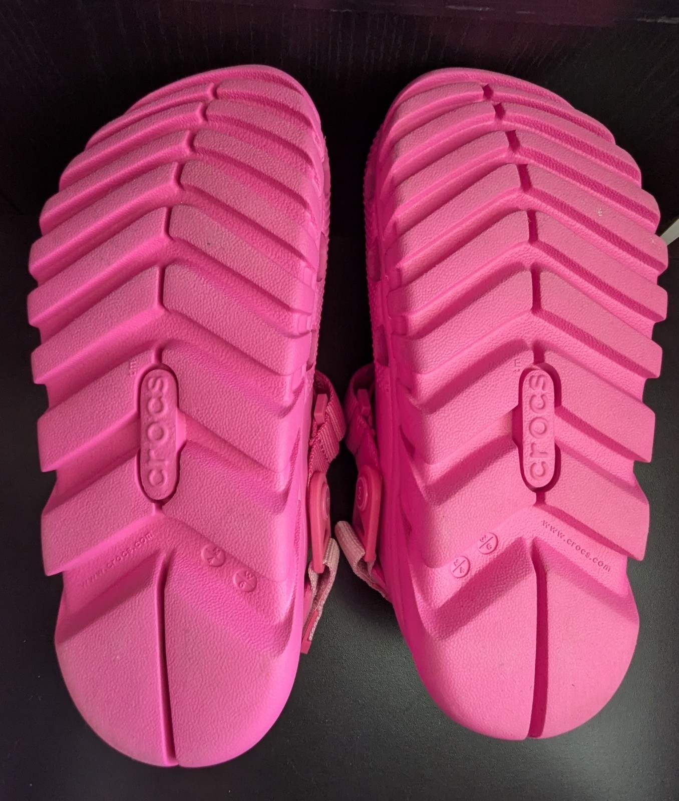 Post Malone x Crocs Duet Max Clog II Pink W6 M4 Limited Edition EUC