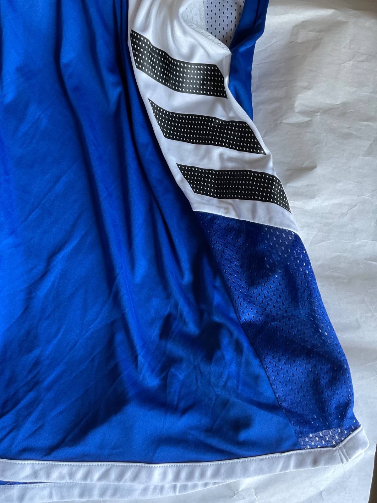 Adidas Pro Madness Short Polyester Royal Blue New Men 4XL 9 In Inseam Basketball
