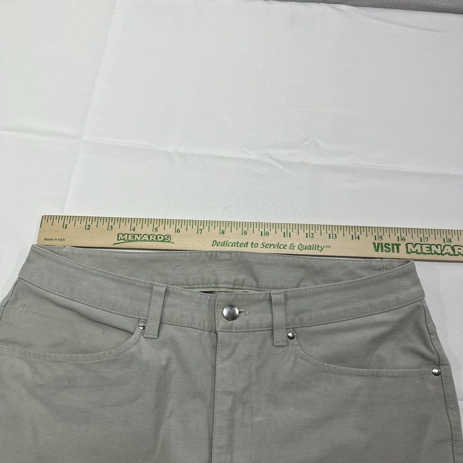 Lululemon ABC Pants Slim Utilitech Mens 32×30 Gray LM5ABNS Abrasion Resistant