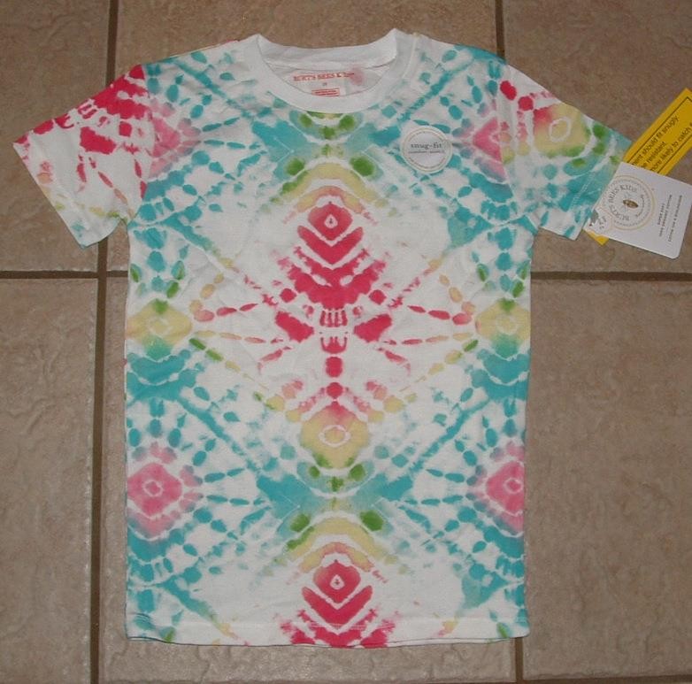 NEW NWT Unisex Kid Sz 10 Tie Dye Snug Fitting 2 Pc Pajamas Lounge Set BURTS BEES