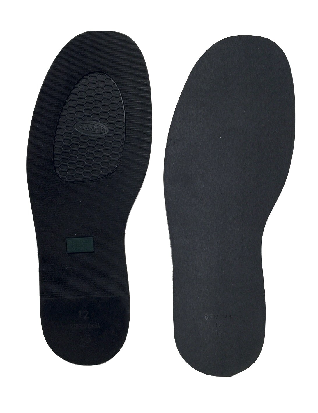 SoleTech Oil Resistant Full Sole Grid Design Black, 1 Pair