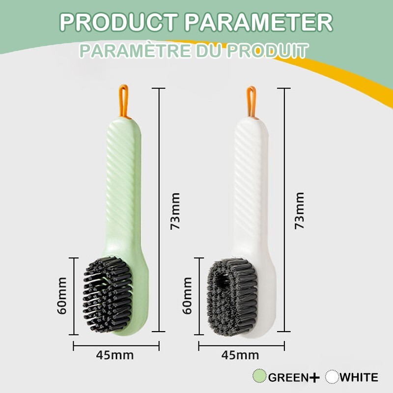 Multifunction Soft Bristled Liquid Brush For Shoe & Clothes Cleaning Brush Lot