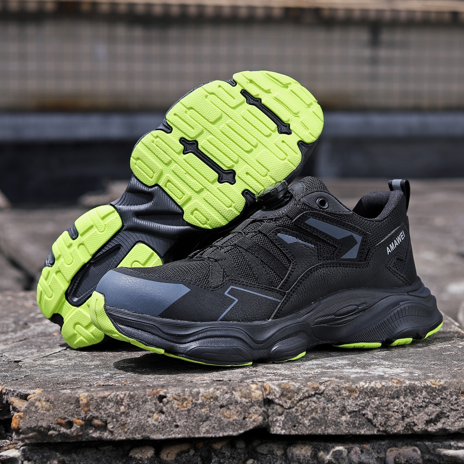 Men’s Safety Work Shoes Breathable Puncture Proof Shoes Non-slip Work Sneaker