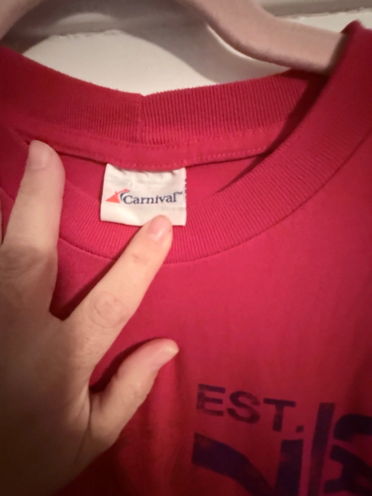 Carnival cruise muscle top