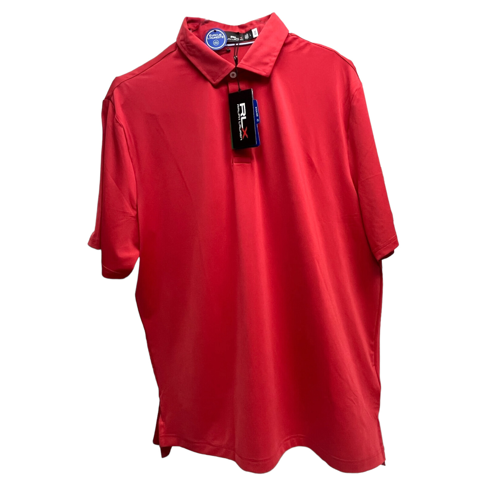 RLX Polo Ralph Lauren Red Short Sleeve Moisture Wicking Mens Shirt $95