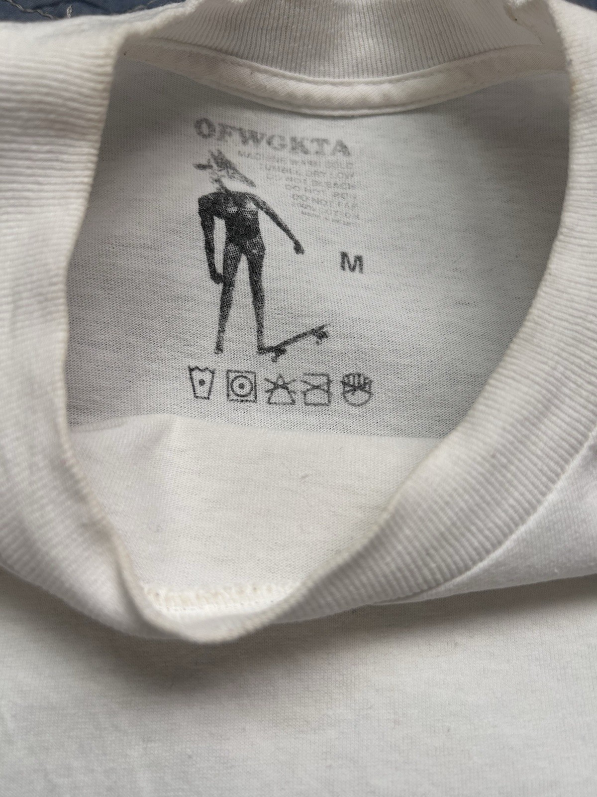 Odd Future OFWGKTA Cat Sketch Tshirt Size M Golf Wang Y2K Tyler The Creator