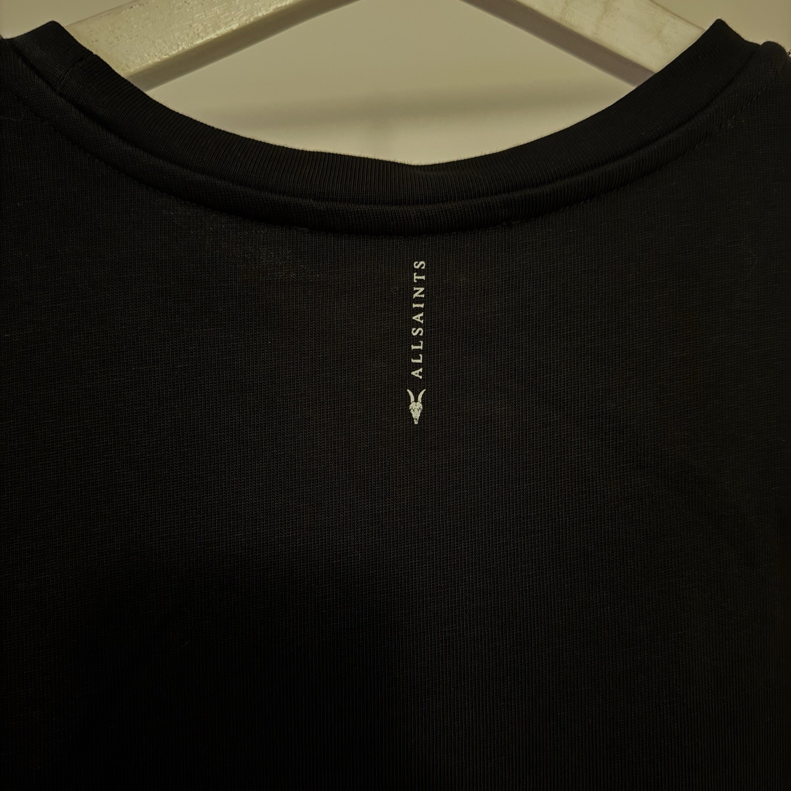 NWT RETAIL 169$ ALLSAINTS Anna Crew Neck Short Sleeve Maxi Dress Size US2/UK6