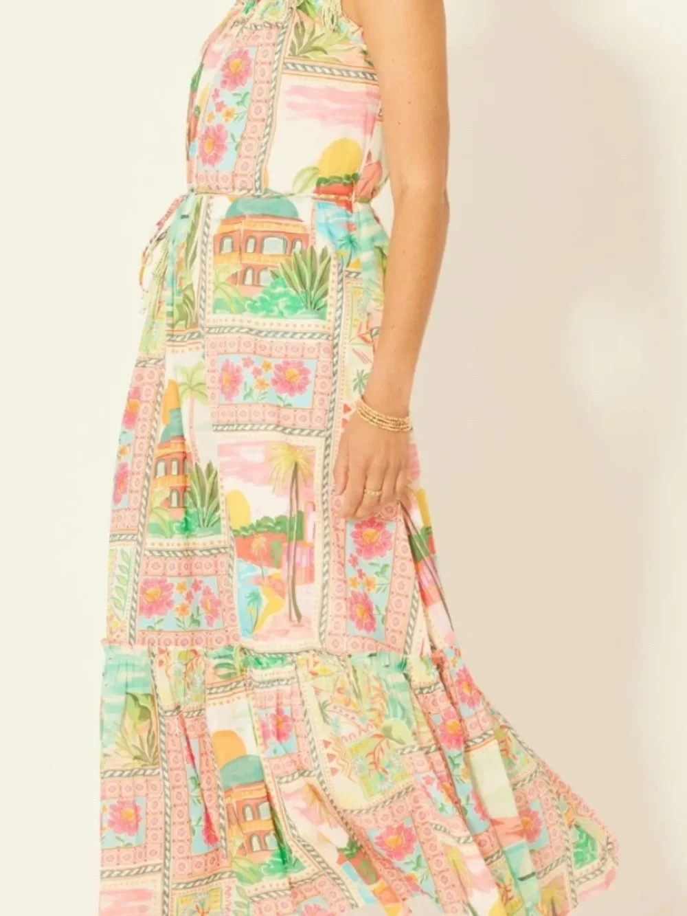 BILA77 Maddison Dress Size Large NWT 100% Cotton Lightweight Casual Vacation