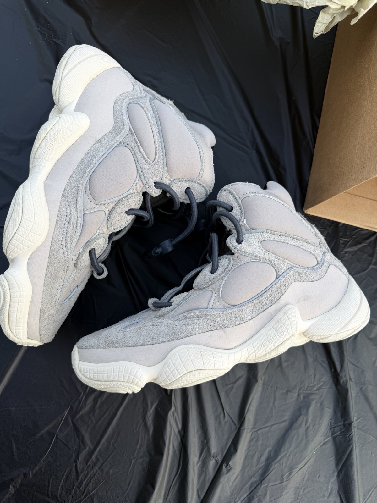 adidas Yeezy 500 High Mist Stone GV7775 High Top Suede White Men’s Sneaker