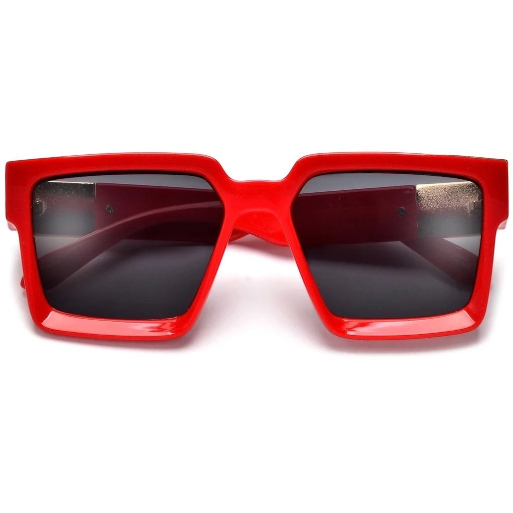 GAZELLE SQUARE SPORT SUNGLASSES OVERSIZED RUN DMC HIP HOP RETRO DESIGNER CLASSIC