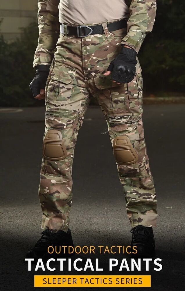 G3 Combat Pants Mens Army Military Hunting Tactical Trousers Hiking Camo