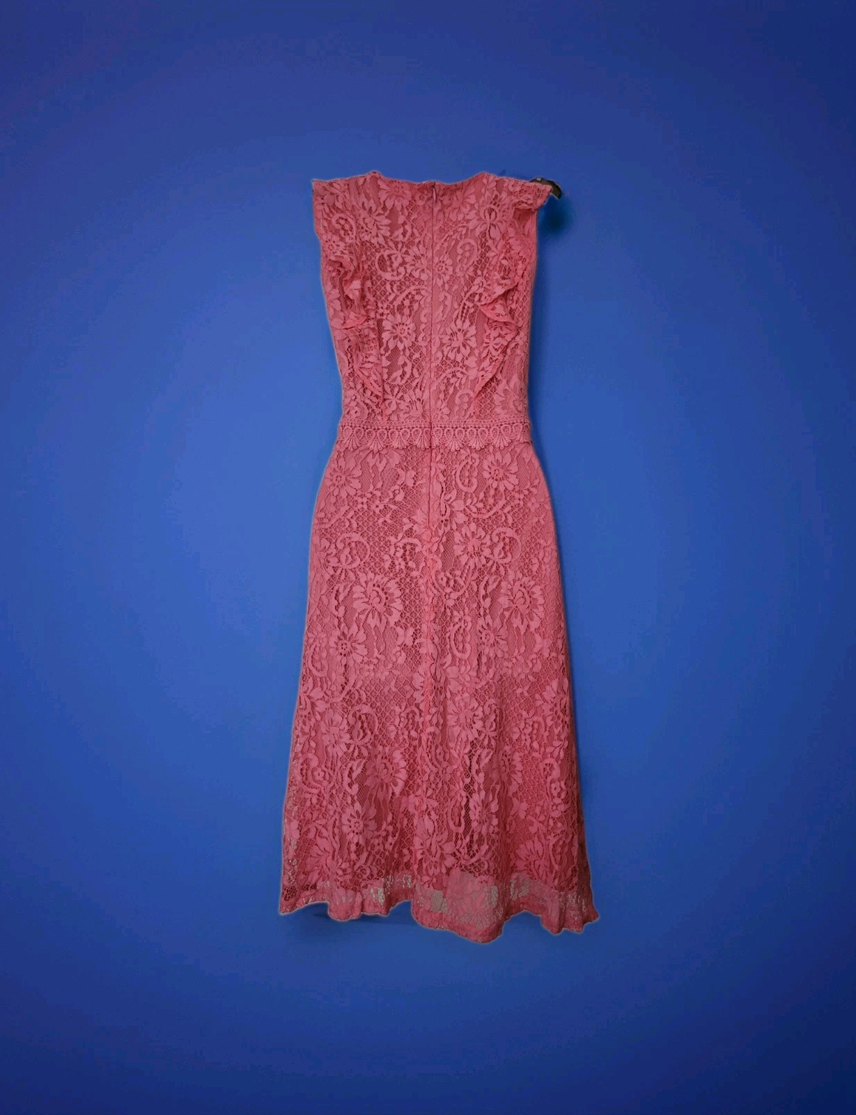 Dorothy Perkins Pink Lace Embroidered Party Wedding Occasions Dress UK Size 14
