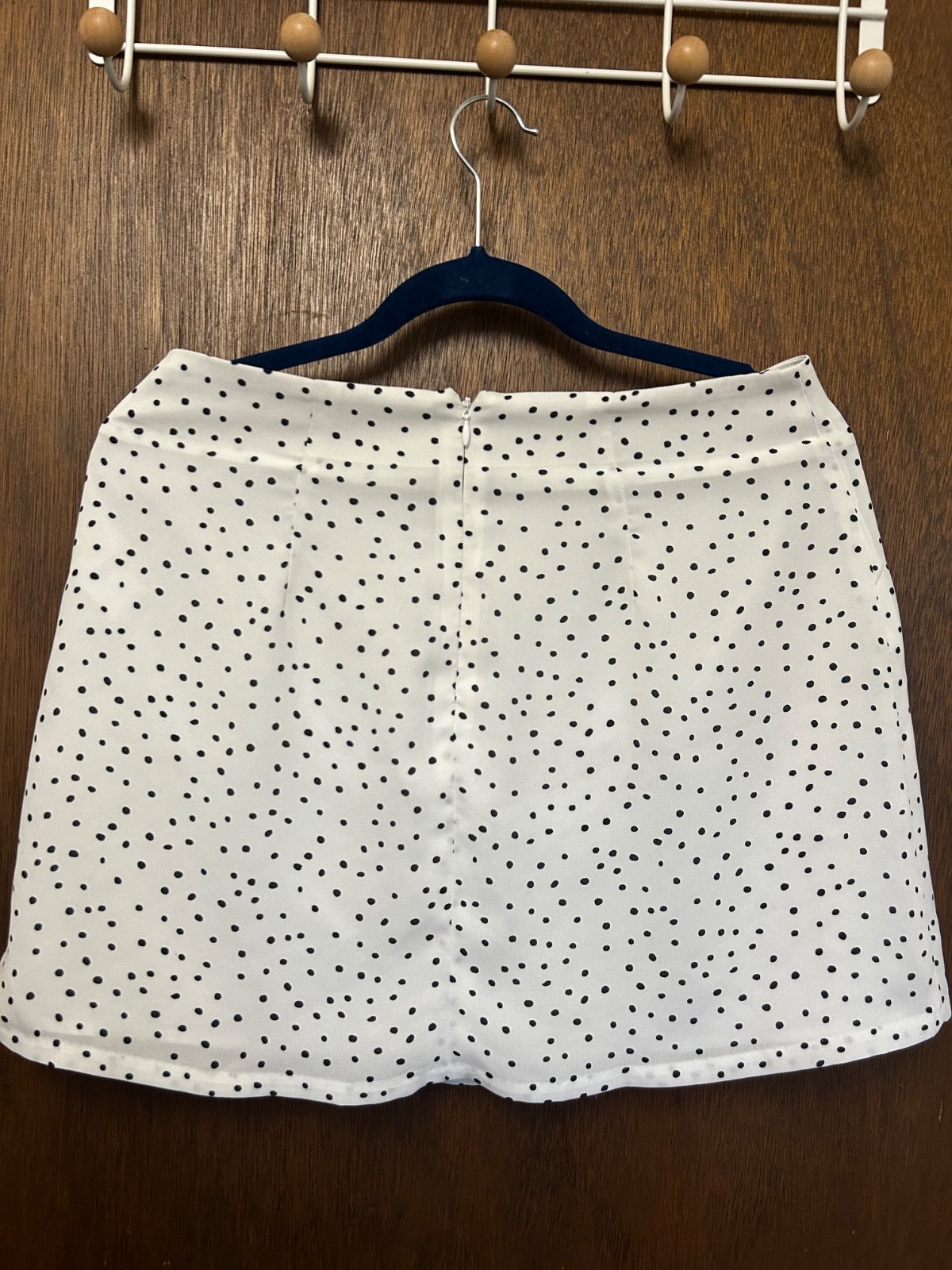 On 34th Women’s Mini Skirt Size 10 Print Geo Puzzle Black and White