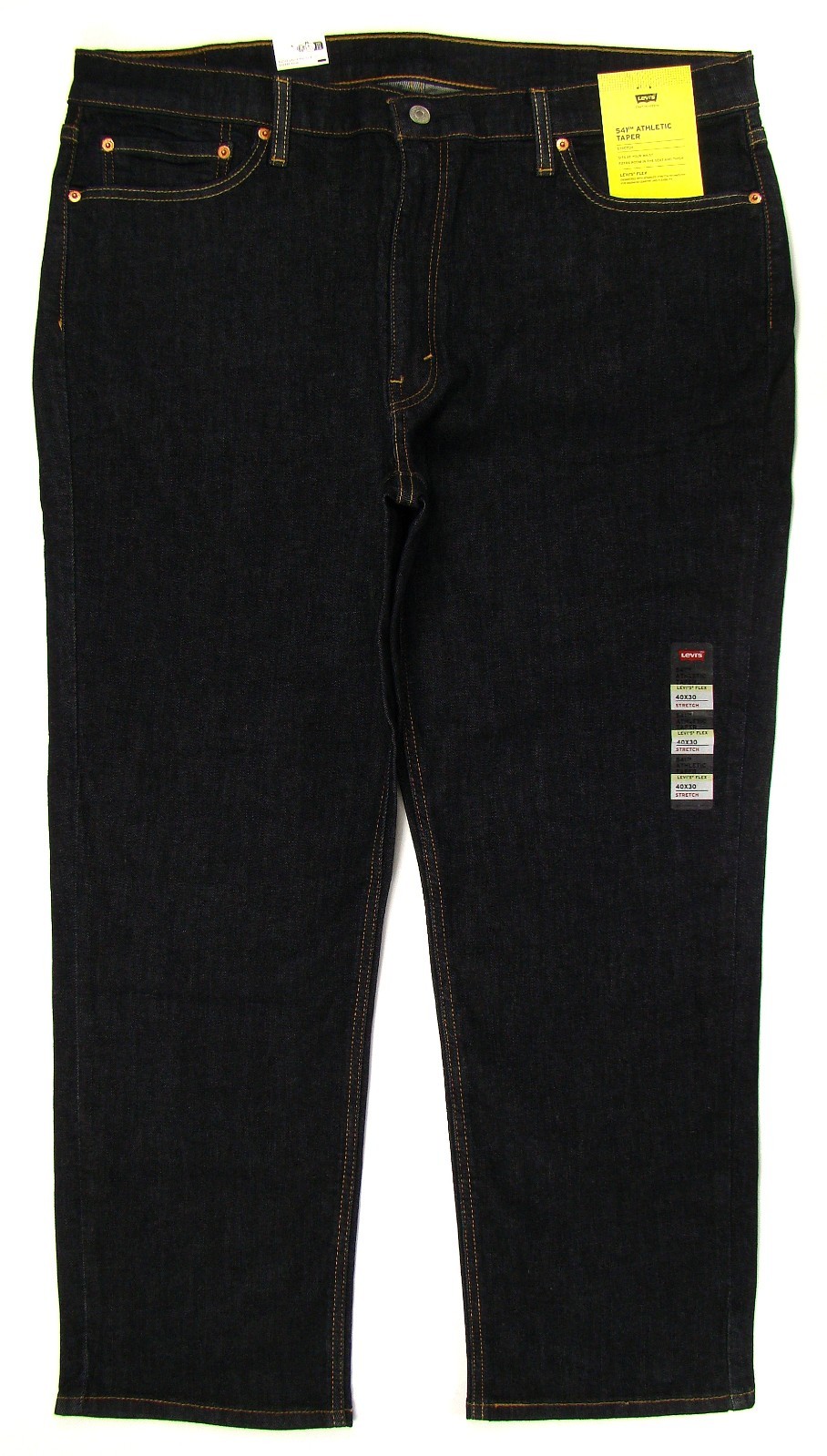 New Levis 541 Men’s Jeans Athletic Taper 40X30 DARK BLUE Stretch FREE SHIPPING