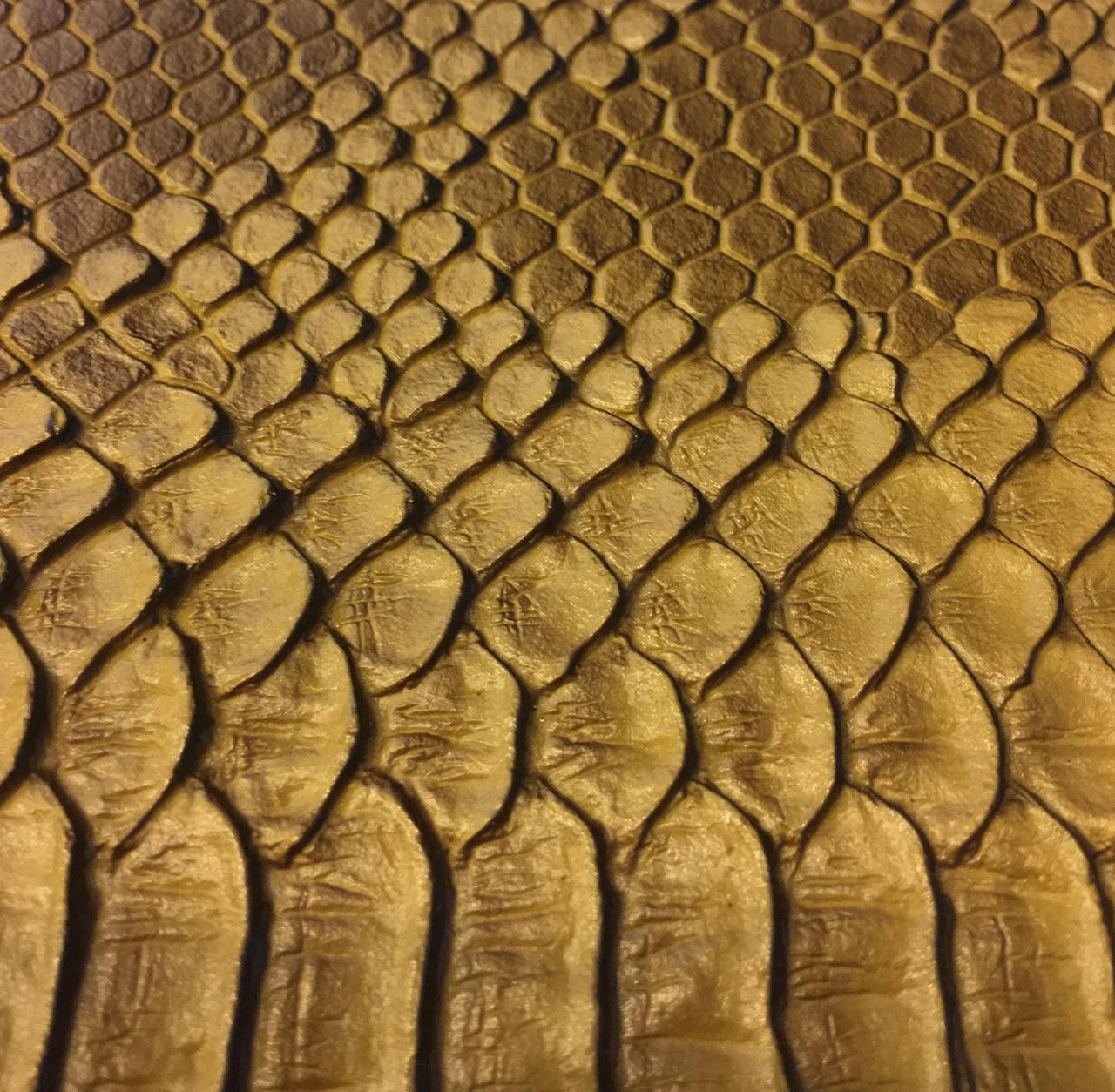 SHIPS FOLDED SNAKE SKIN SCALE 3D Texture Faux Leather Upholstery Vinyl Fabric