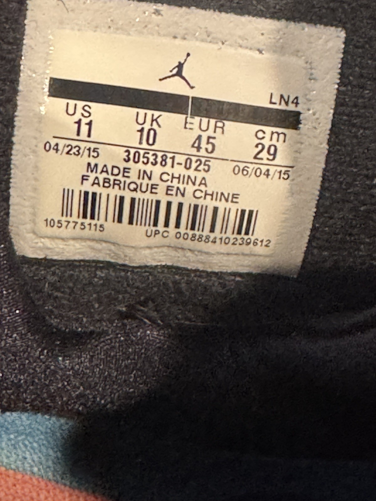 Size 11 – Jordan 8 Retro Aqua 2015 No Box